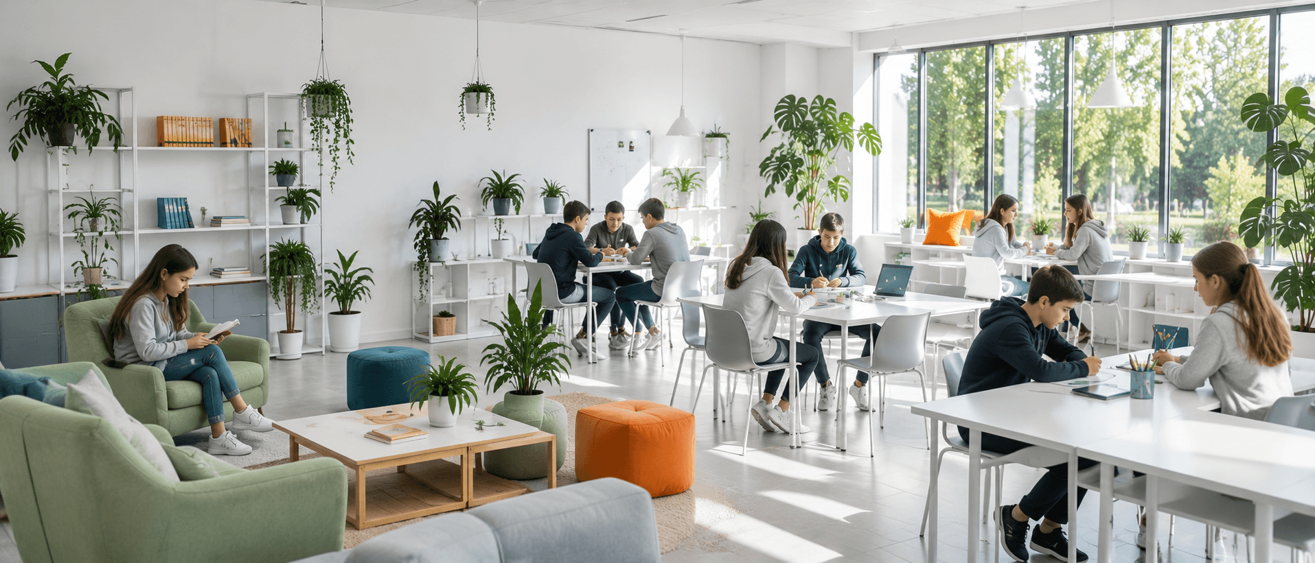 Ambiance générale d'une classe Atypik School